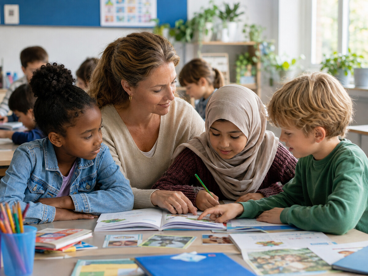 Teachers supporting newcomers at school